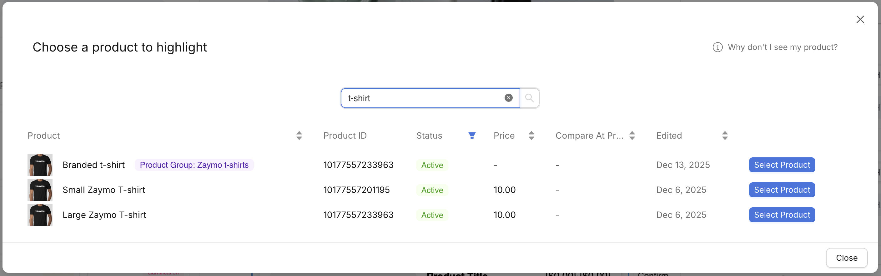 image.png Screenshot of product selection modal with a product group tag