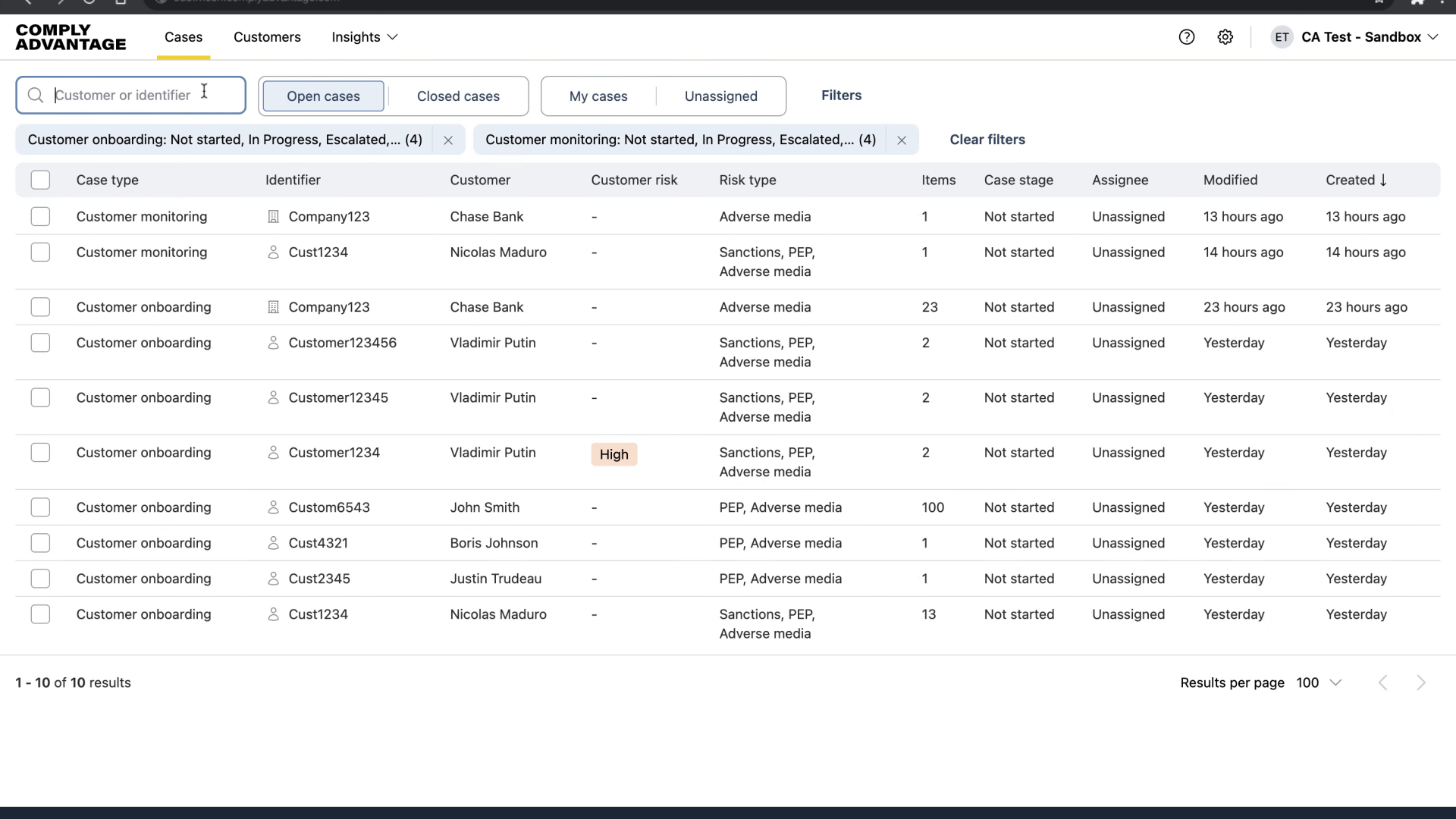 Enter Unique Identifier