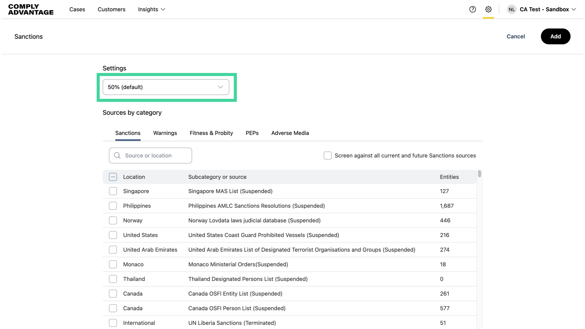 Select your fuzziness level