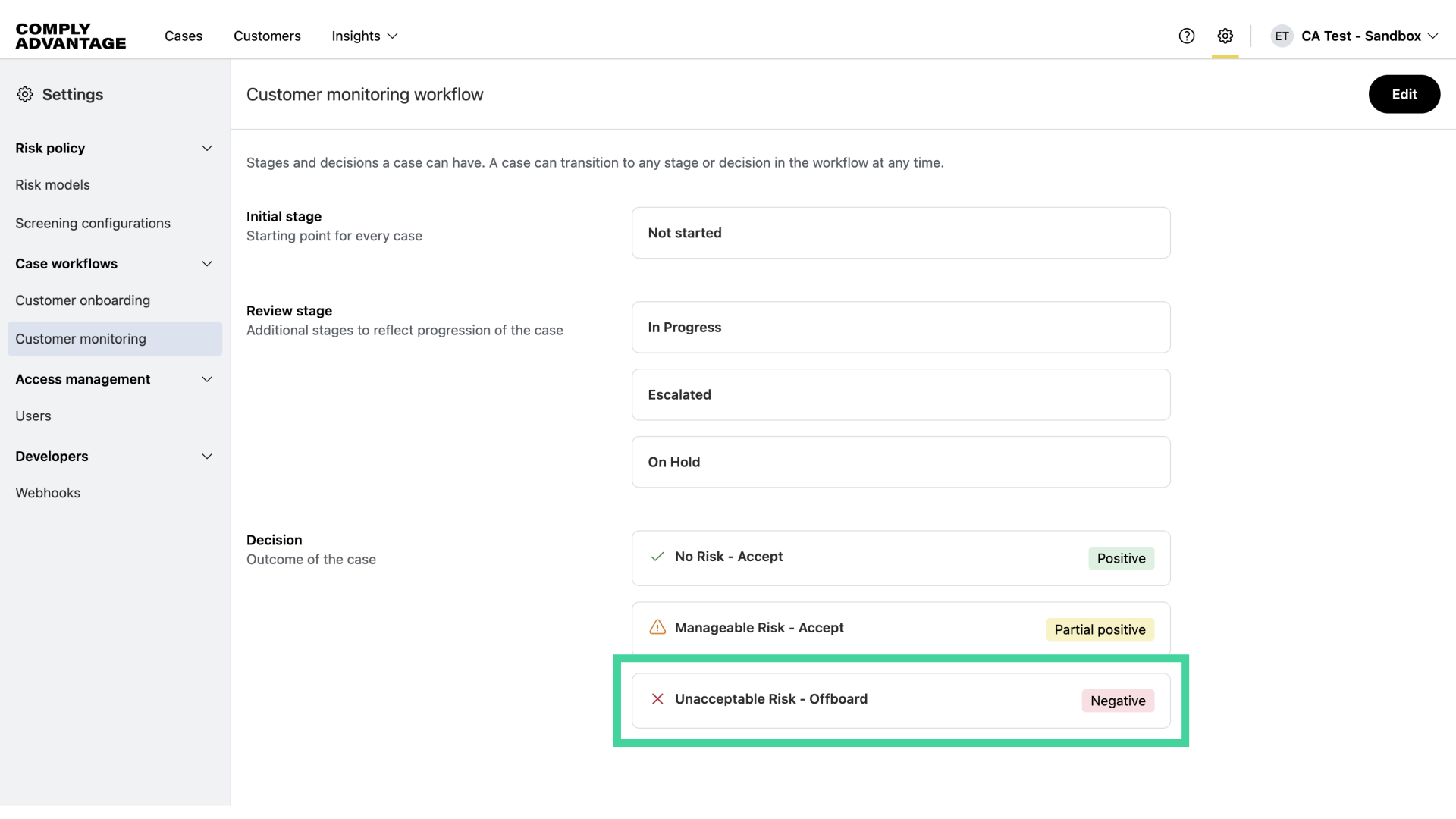 Difference between workflow defaults