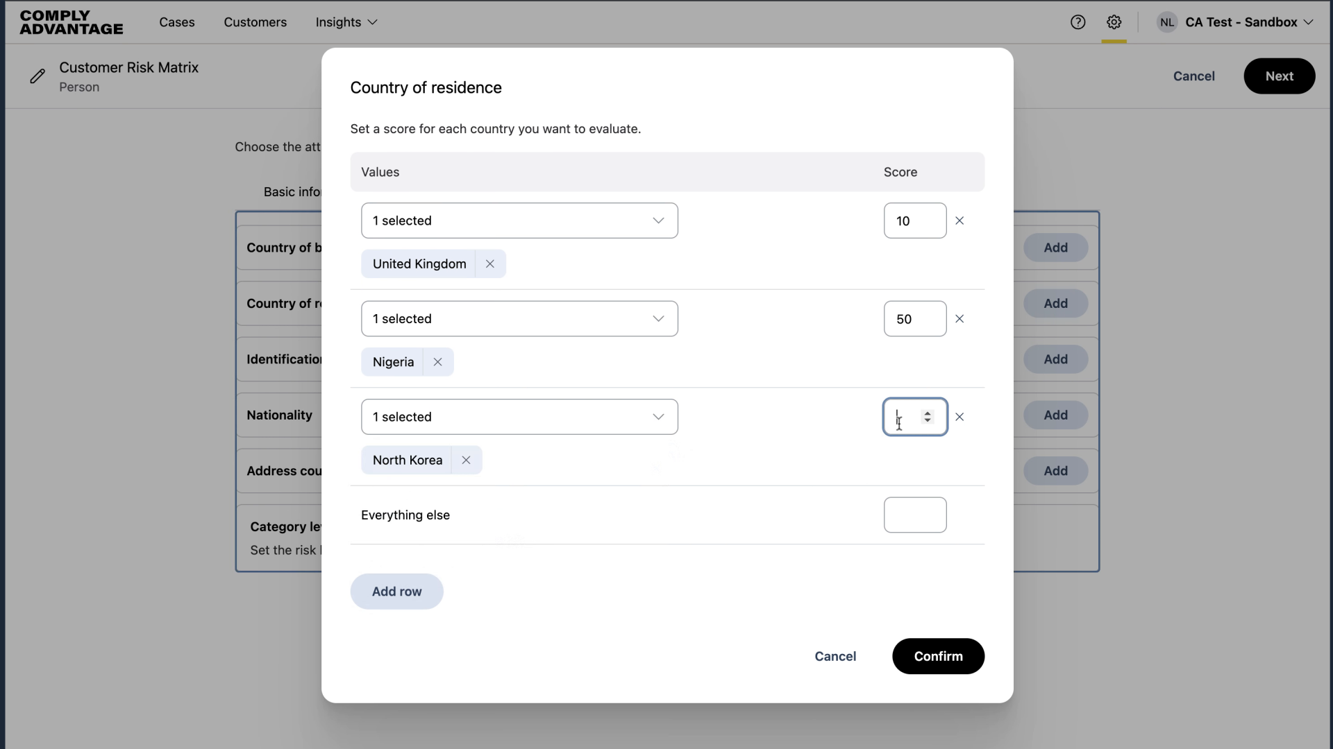 Add country or countries