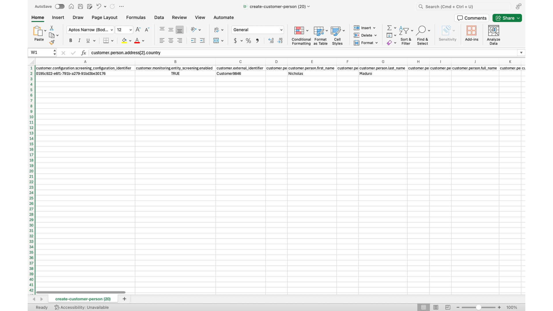 Open spreadsheet from downloads