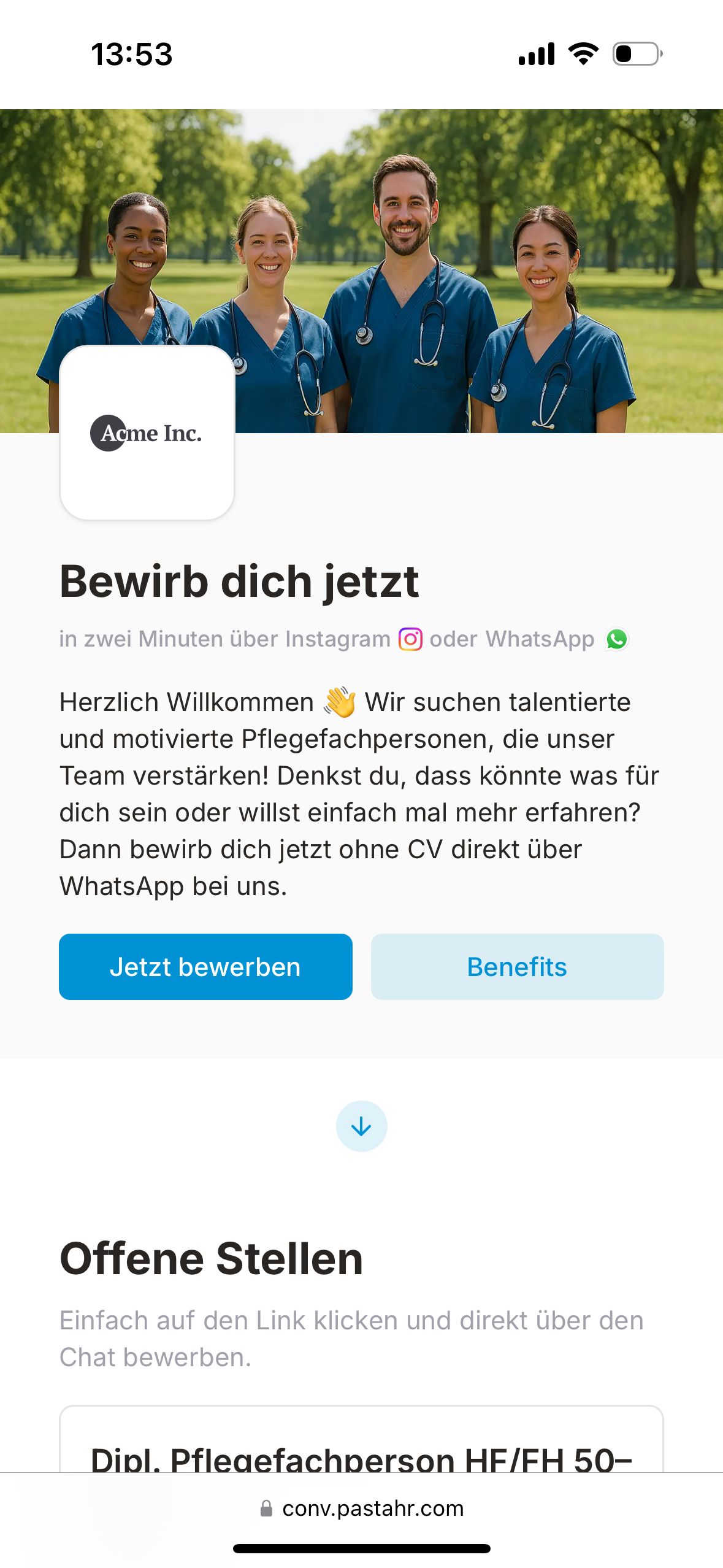 PastaHR Test (Prod) - Bewirb dich jetzt.jpeg PastaHR Test (Prod) - Bewirb dich jetzt.jpeg