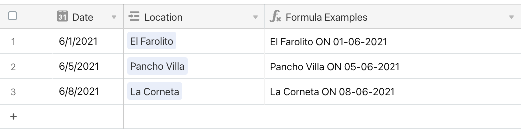 Example showing DATETIME_FORMAT transforming a date from MM/DD/YYYY to DD-MM-YYYY
