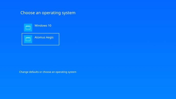 Windows Setup screens