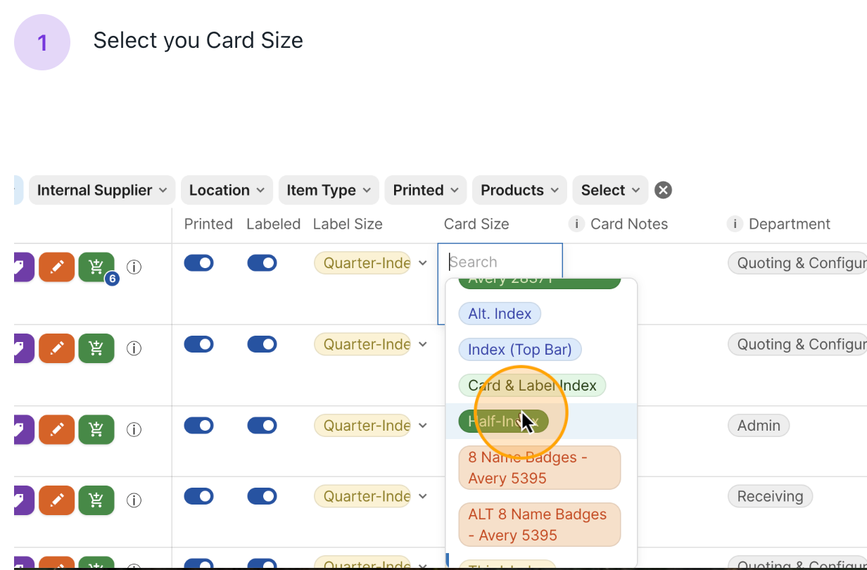 Screenshot of Card Size Selection Dropdown Menu.jpeg Screenshot of Card Size Selection Dropdown Menu.jpeg