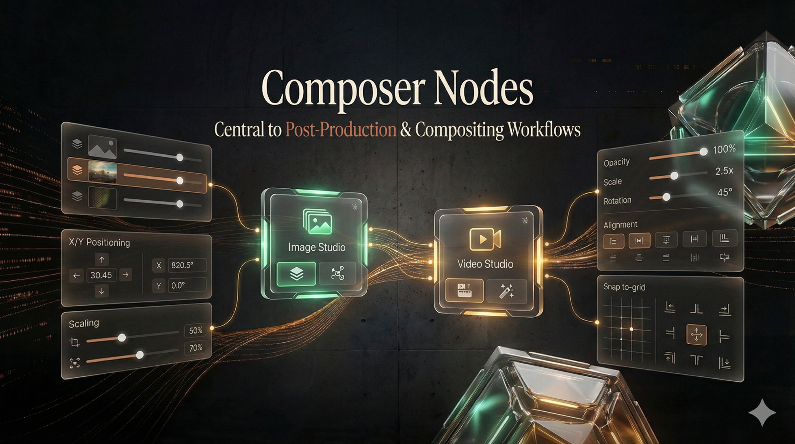 asset_42dEnSWTkdXJB4qJYpov4XLF_Generate a sophisticated and futuristic banner for an article titled 'Composer Nodes'. The style should be dark, high-tech, and incorporate glowing geometric abstract 3D elements with.png asset_42dEnSWTkdXJB4qJYpov4XLF_Generate a sophisticated and futuristic banner for an article titled 'Composer Nodes'. The style should be dark, high-tech, and incorporate glowing geometric abstract 3D elements with.png
