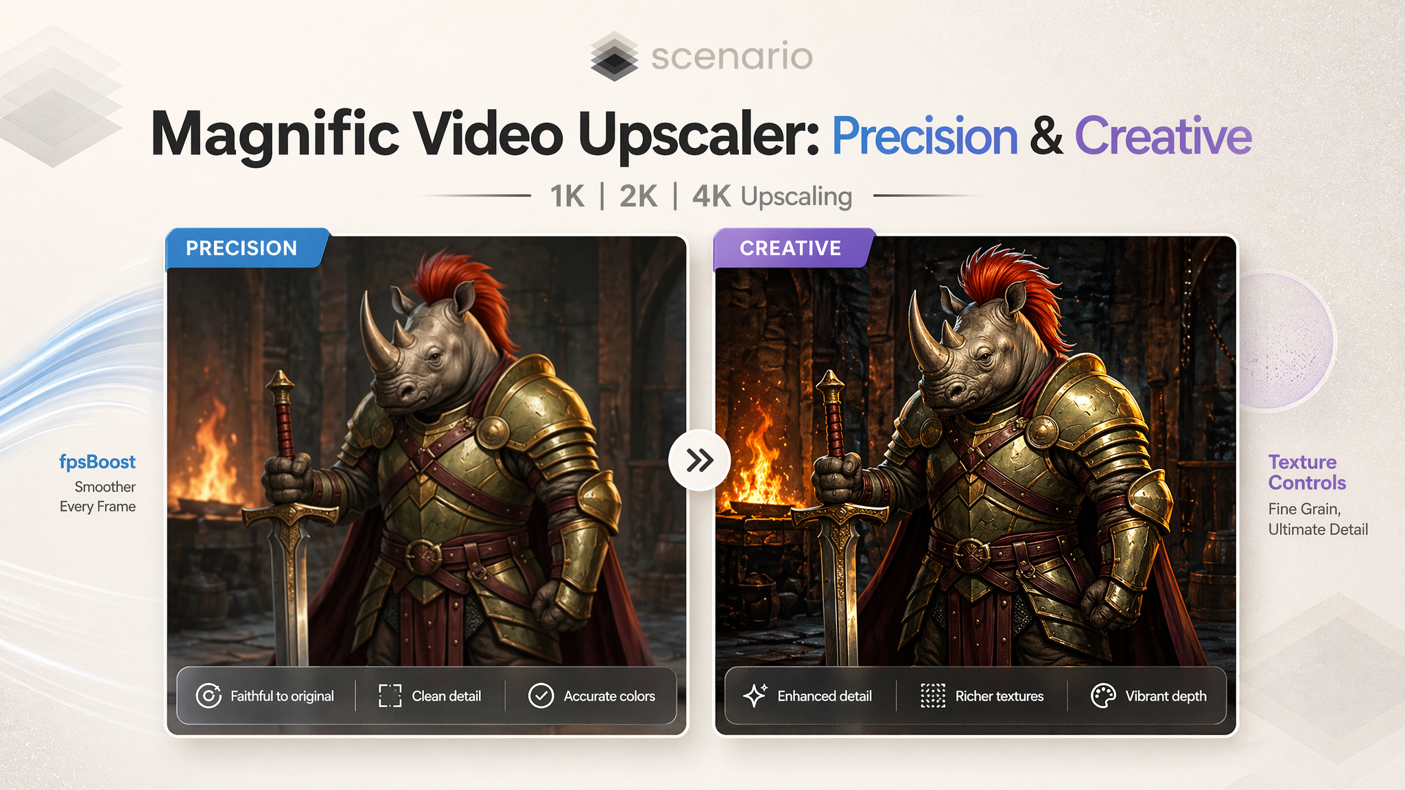 asset_g64cszscsCVXzgeax289HkPH_A clean, minimalist banner design with a bright, soft-lit background. The central focus is a split screen or side-by-side comparison of a video frame. On the left side, labeled 'Preci.png asset_g64cszscsCVXzgeax289HkPH_A clean, minimalist banner design with a bright, soft-lit background. The central focus is a split screen or side-by-side comparison of a video frame. On the left side, labeled 'Preci.png