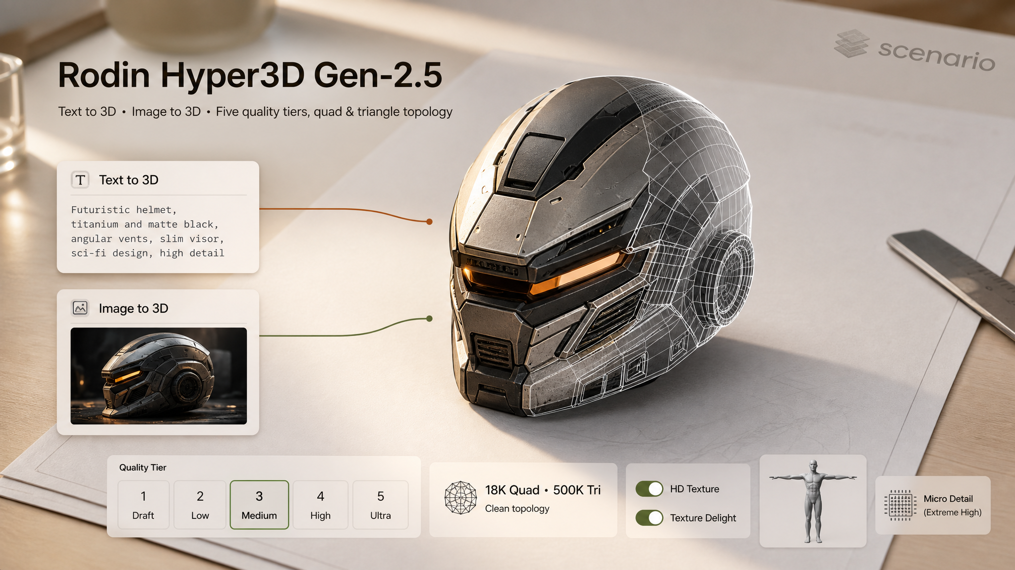 asset_NcZr4w52ErKhGyKdUdhHzAzU_Photoreal, minimal editorial banner for an article titled “Rodin Hyper3D Gen-2.5 on Scenario_ Text and Image to 3D”. Composition inspired by clean desk concept art (warm sunlight, sof.png asset_NcZr4w52ErKhGyKdUdhHzAzU_Photoreal, minimal editorial banner for an article titled “Rodin Hyper3D Gen-2.5 on Scenario_ Text and Image to 3D”. Composition inspired by clean desk concept art (warm sunlight, sof.png