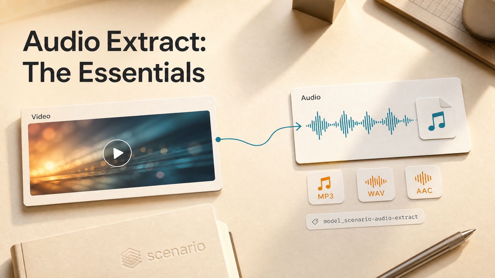 asset_rfaZo8yzwZbHpFXSAhdJZt3v_Model_ model_scenario-audio-extract_Create a clean, modern wide banner (16_9, ~1920×640) for the article title “Audio Extract_ The Essentials”. Use the provided reference images only .png asset_rfaZo8yzwZbHpFXSAhdJZt3v_Model_ model_scenario-audio-extract_Create a clean, modern wide banner (16_9, ~1920×640) for the article title “Audio Extract_ The Essentials”. Use the provided reference images only .png