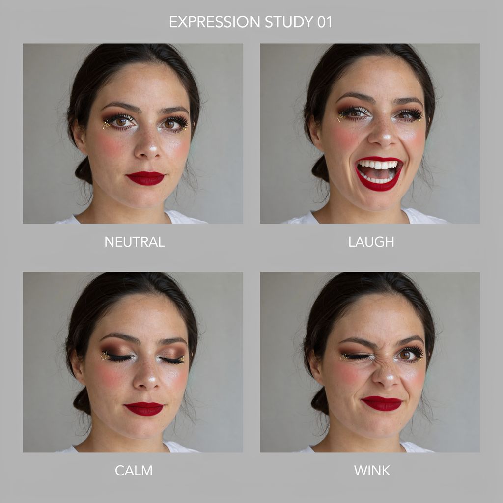 Expression contact sheet