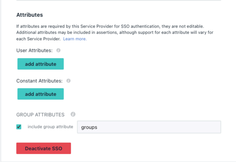 Example of a SAML assertion with groups assertion