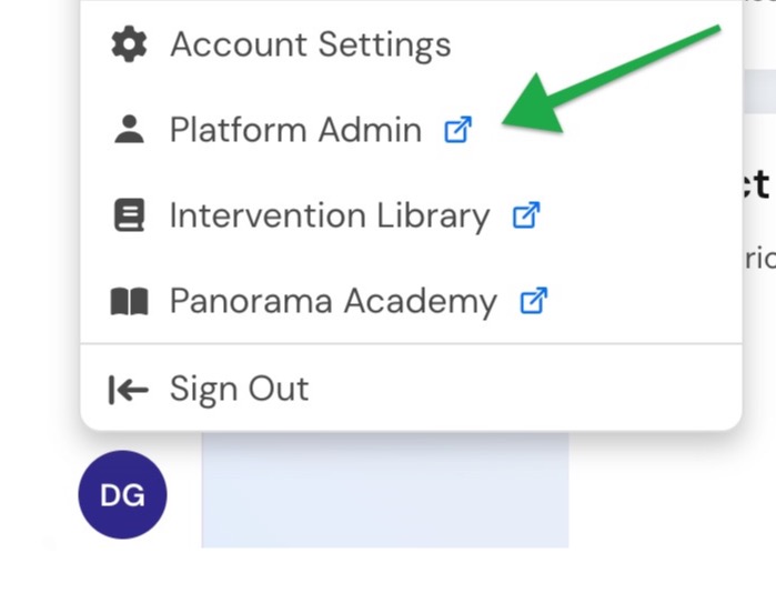 Zight 2026-07-30 at 9.36.15 AM.png Figure 2. The Applications menu in the Panorama platform.