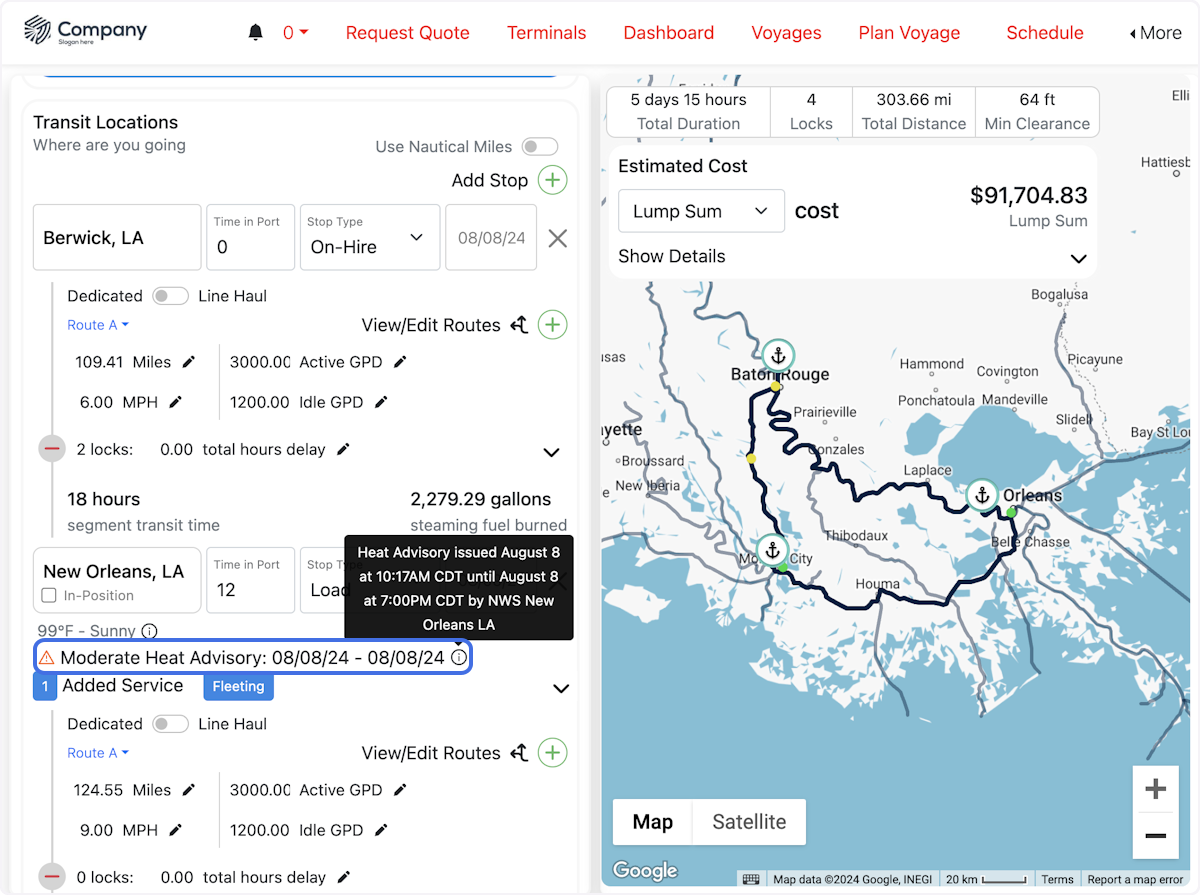 View Weather Details