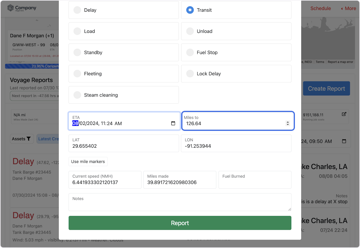 Add Miles to Destination