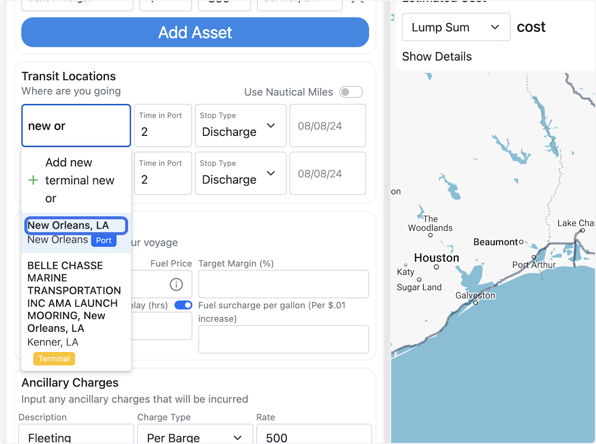 Click on New Orleans, LA