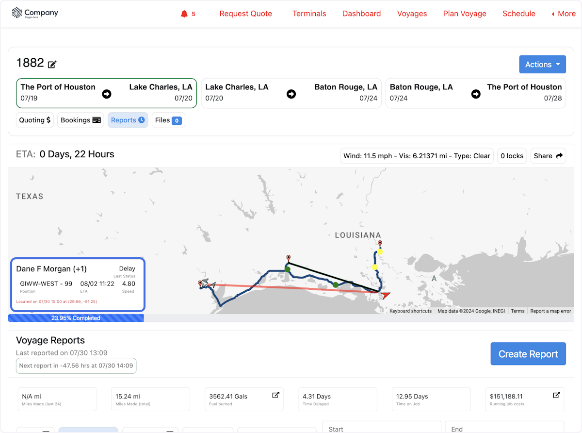 View details in the lower left corner