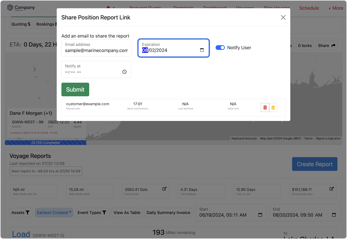 Type desired Expiration date