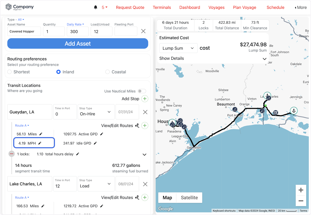 Edit any fields from the quote view