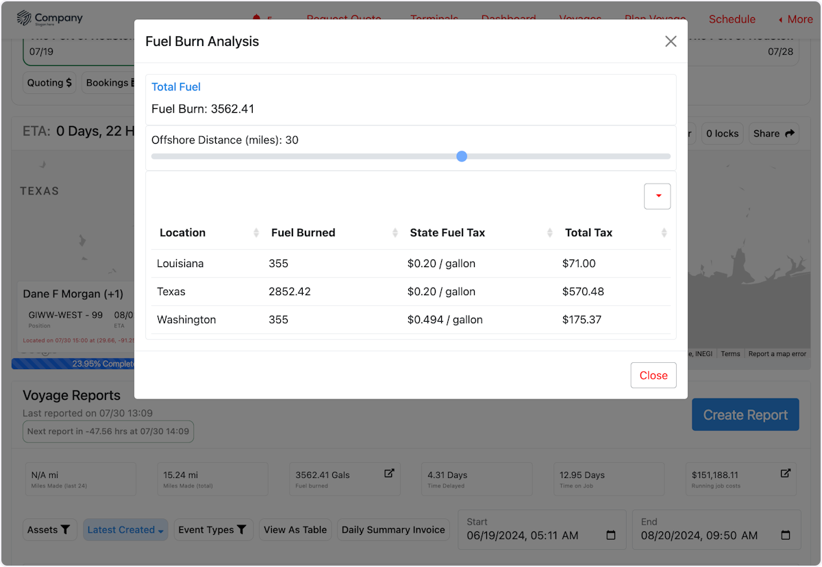 Drag highlighted input