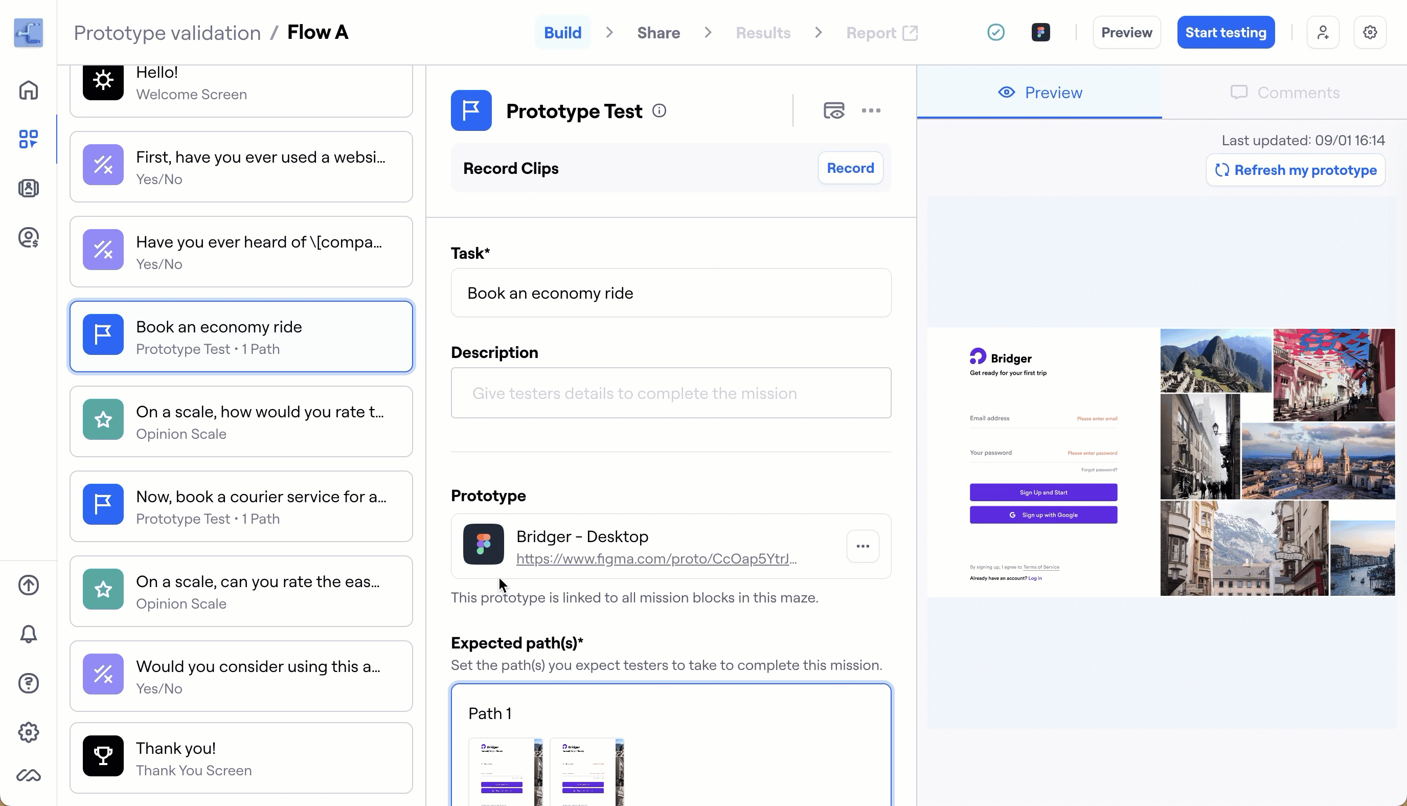 Dragging and dropping maze blocks to change their order