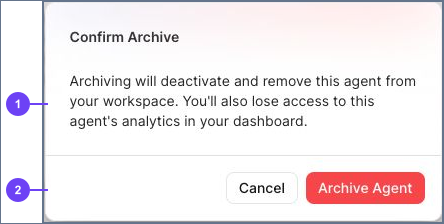 Confirm Archive dialog captured directly from the Docket app
