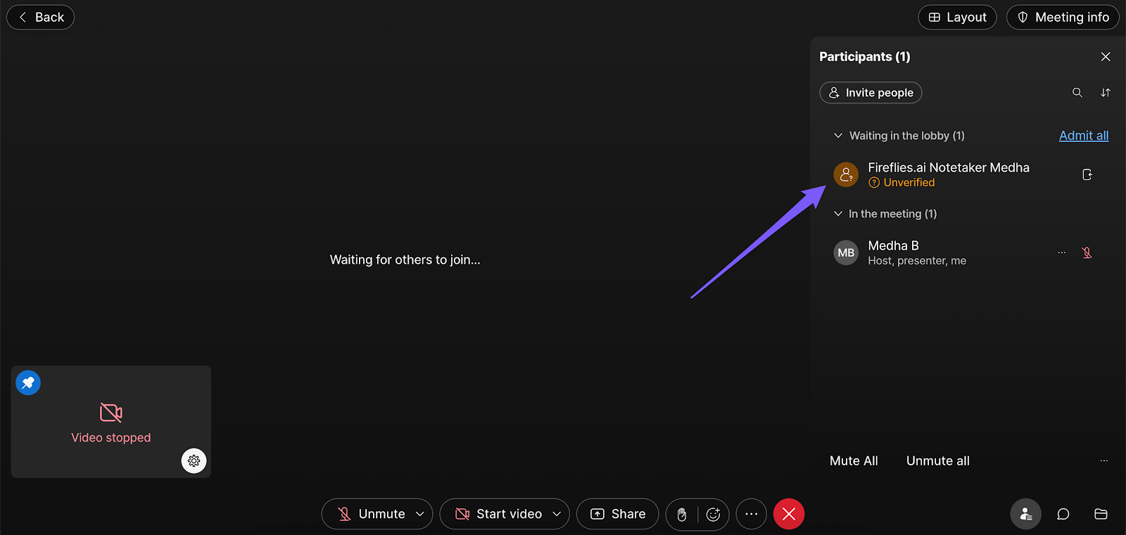 How to invite Fireflies to a Webex meeting