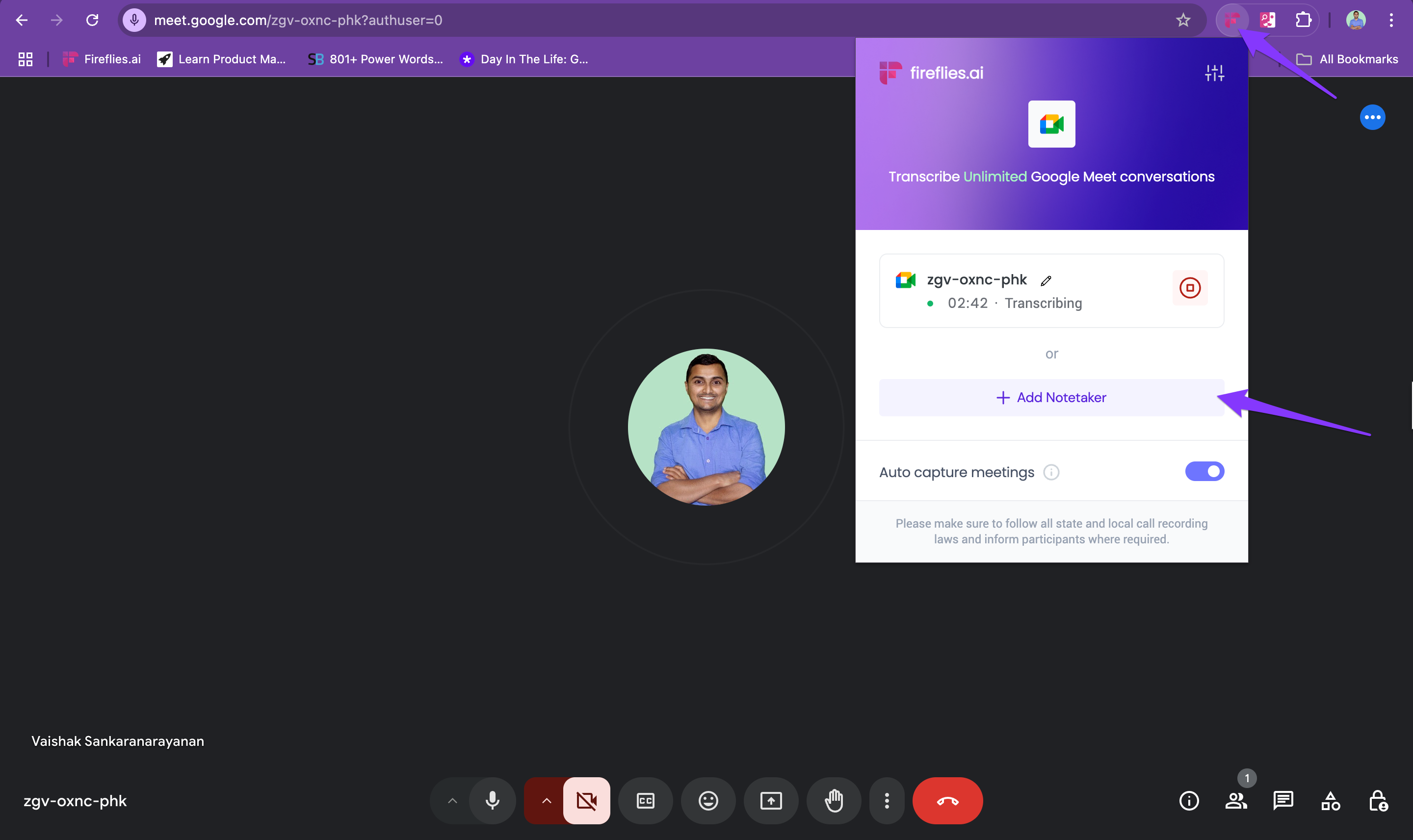 How To Invite Fireflies AI Notetaker Using The Chrome Extension How to invite fireflies ai notetaker using the chrome extension