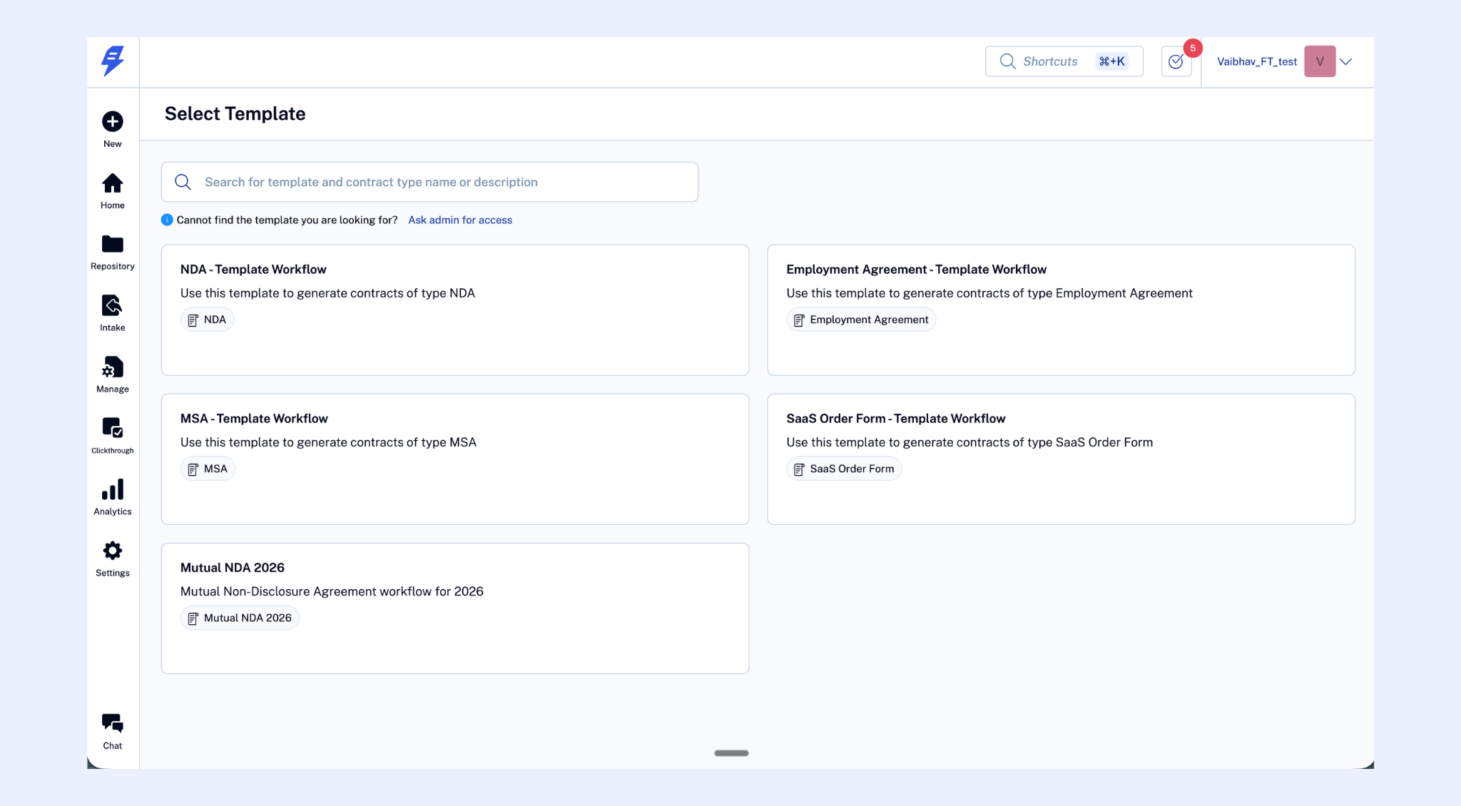 Untitled design (13).png Workflow selector showing available template and TPP workflows