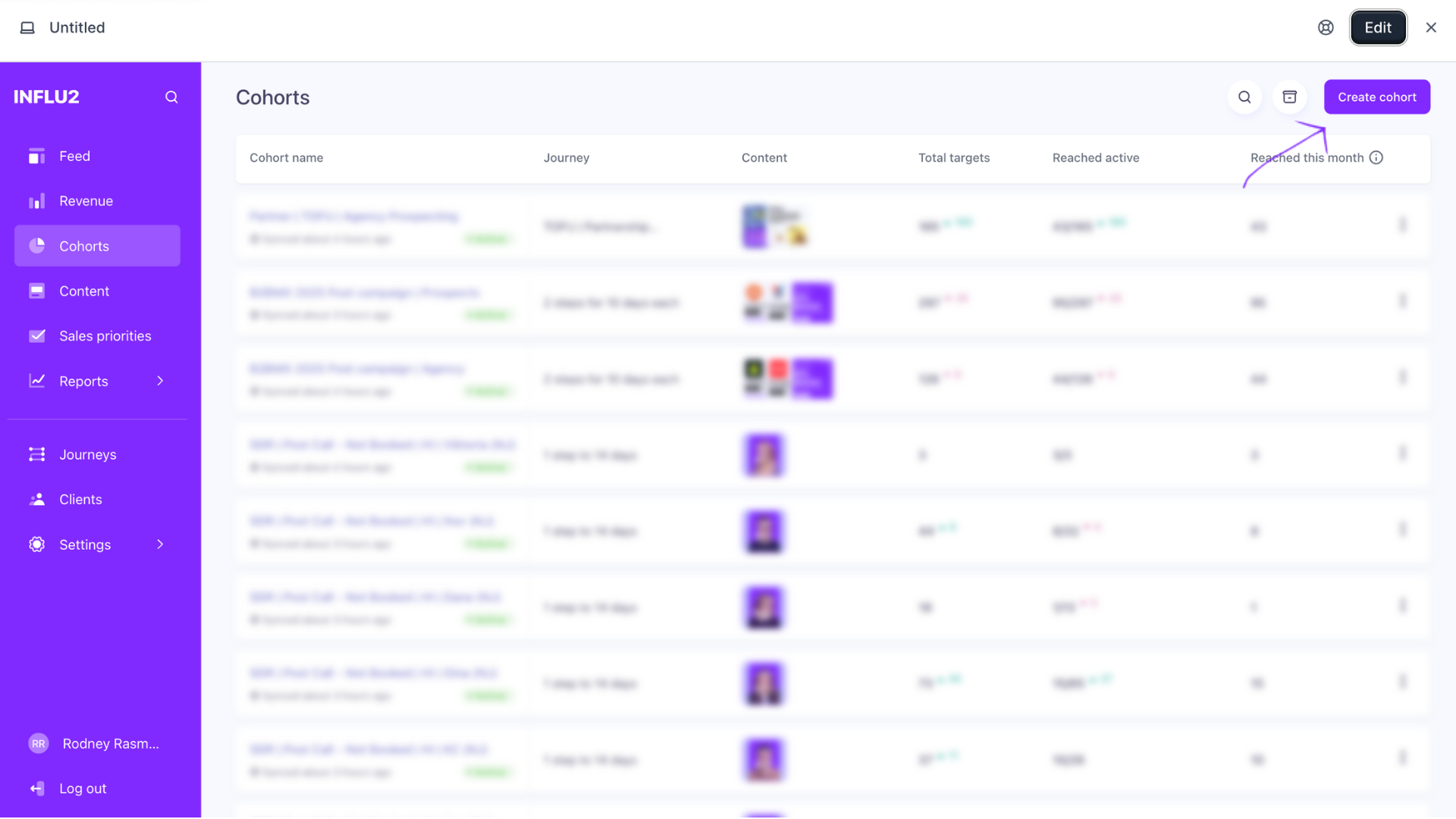 The audience import screen showing the "Upload audience" option.