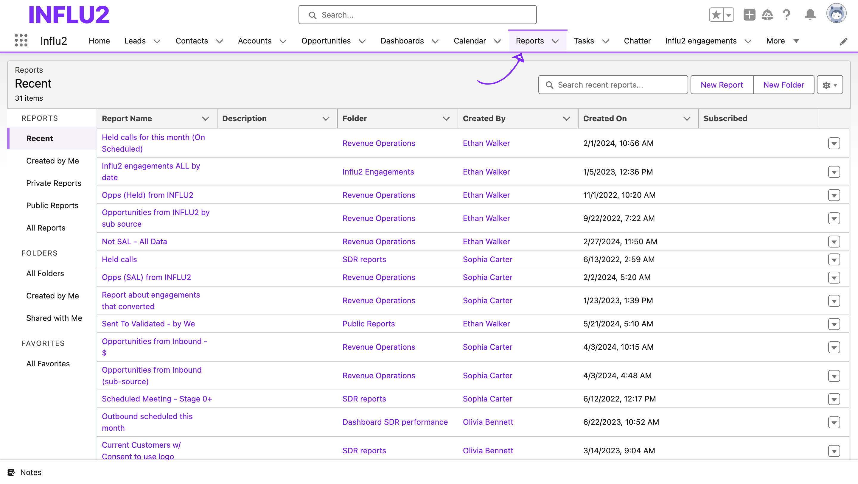 Field selection in Salesforce