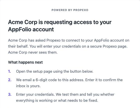 The email your partner receives