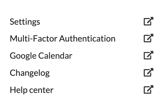 Google Calendar in the Canvas sidebar menu