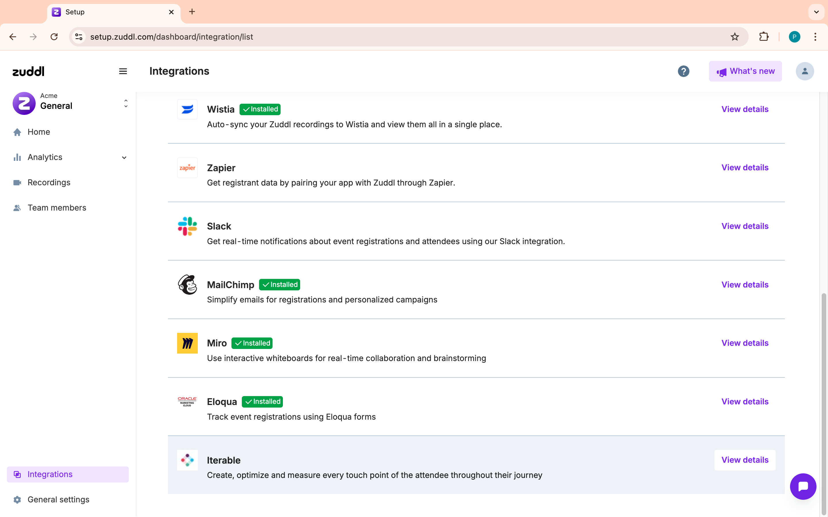 iterable view details