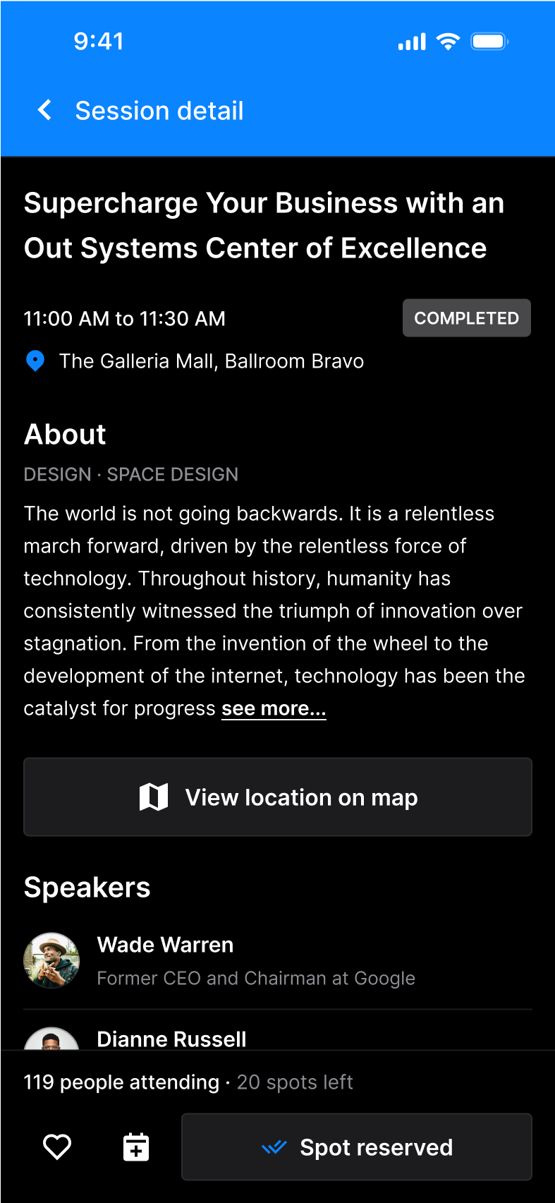 Entry points for engagement