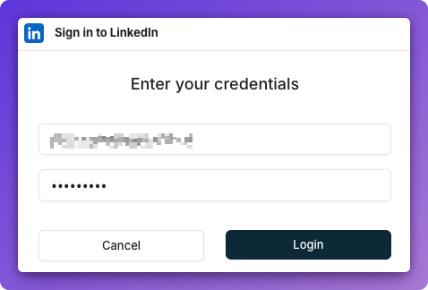 image.png LinkedIn login screen to authorize connection