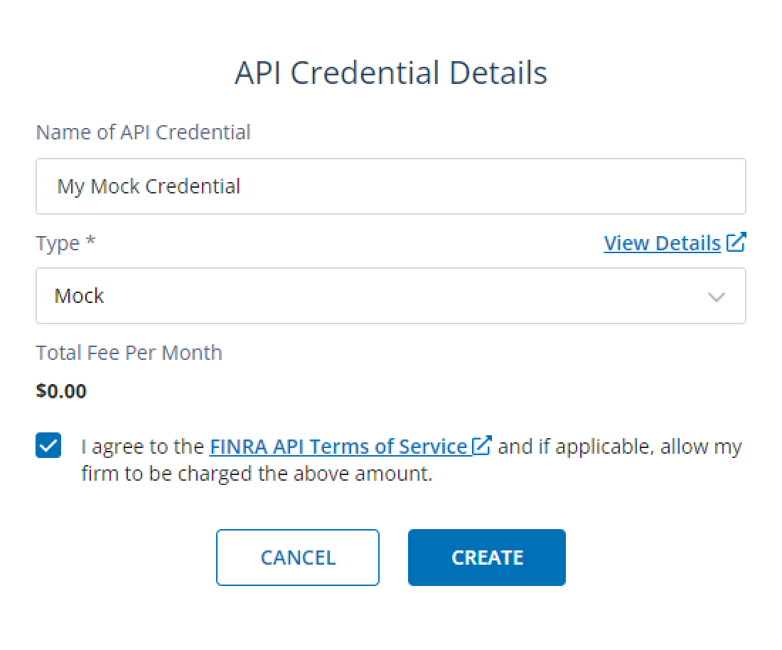image.png API Console- My Credential Tab