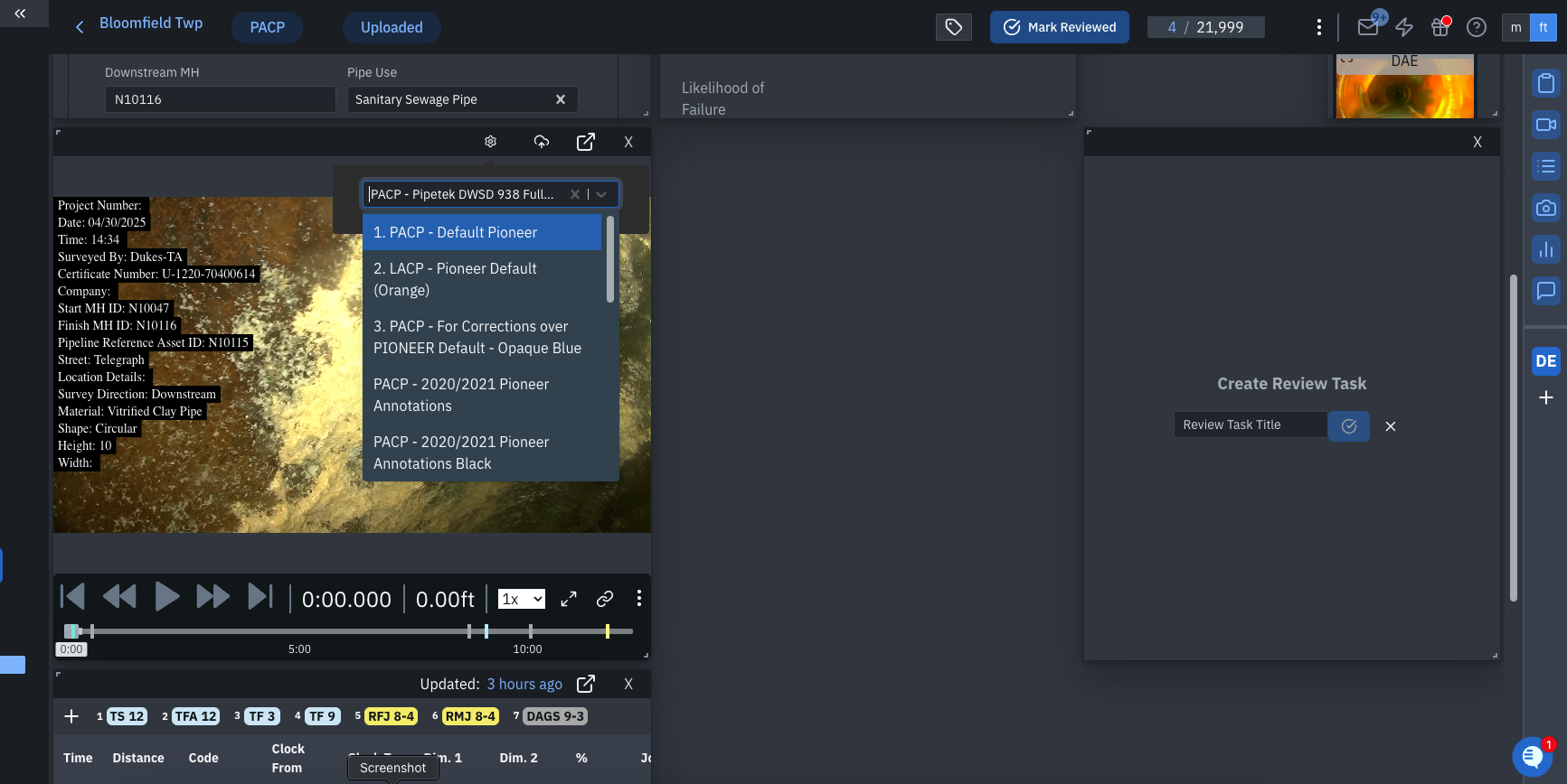 Image of video review tools showing overlay options
