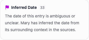 An Inferred Date flag explains the context used to infer an ambiguous date.