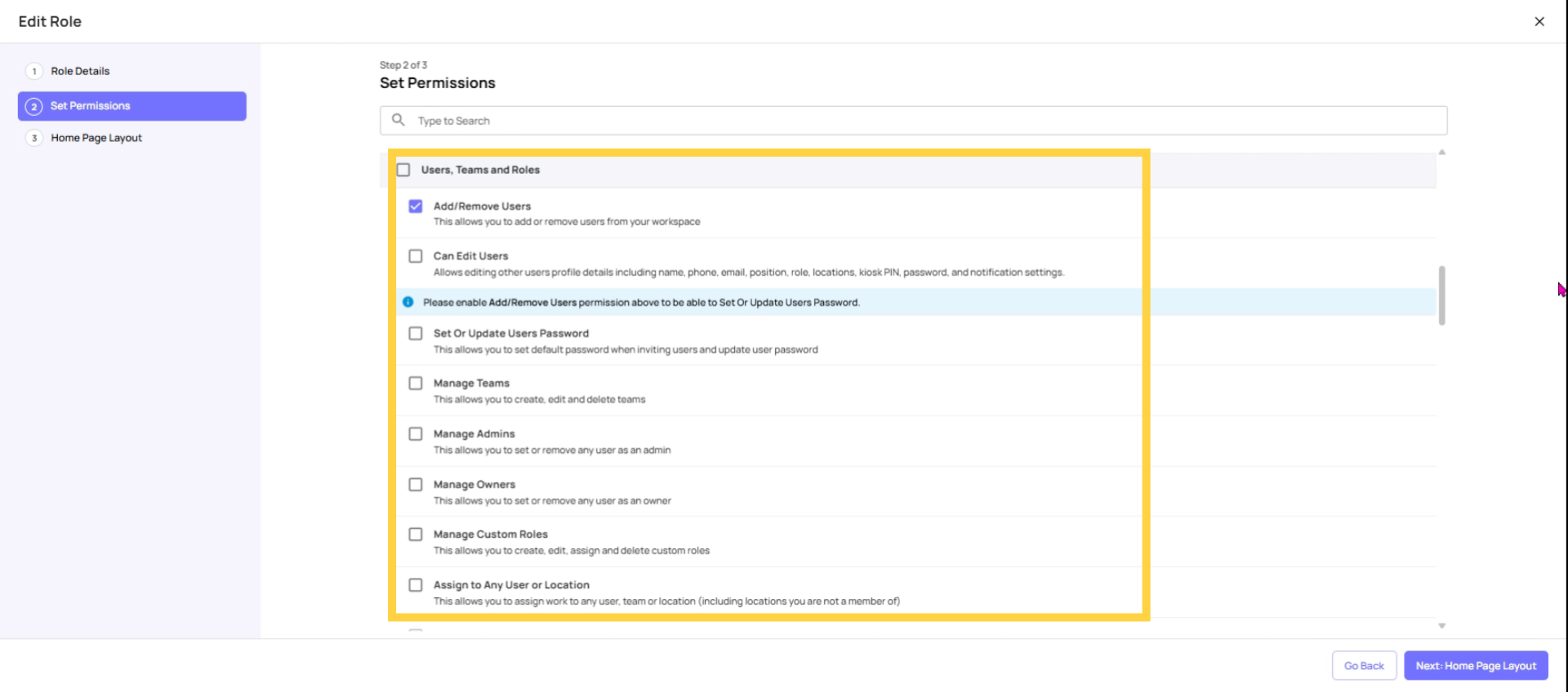 Restrict User Management to Admins