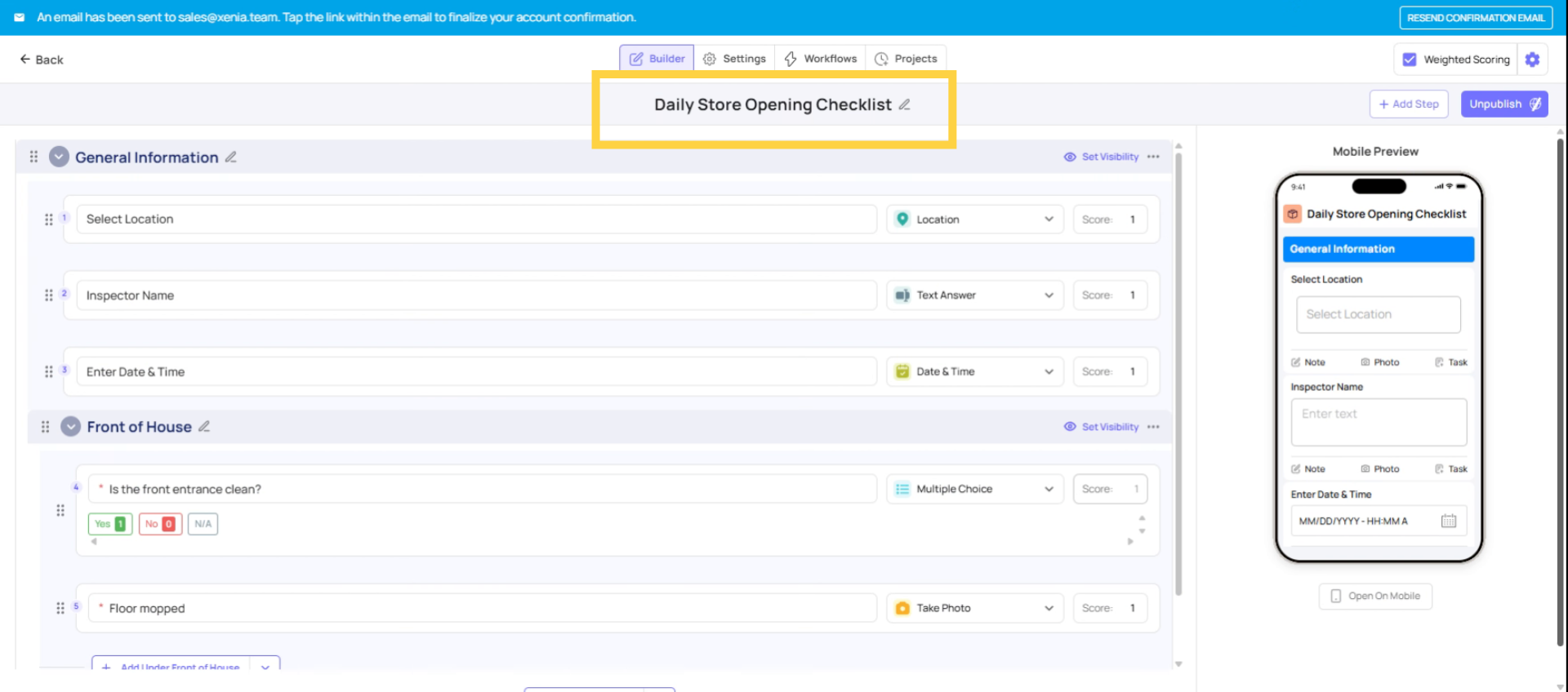 See Publishing Template Example