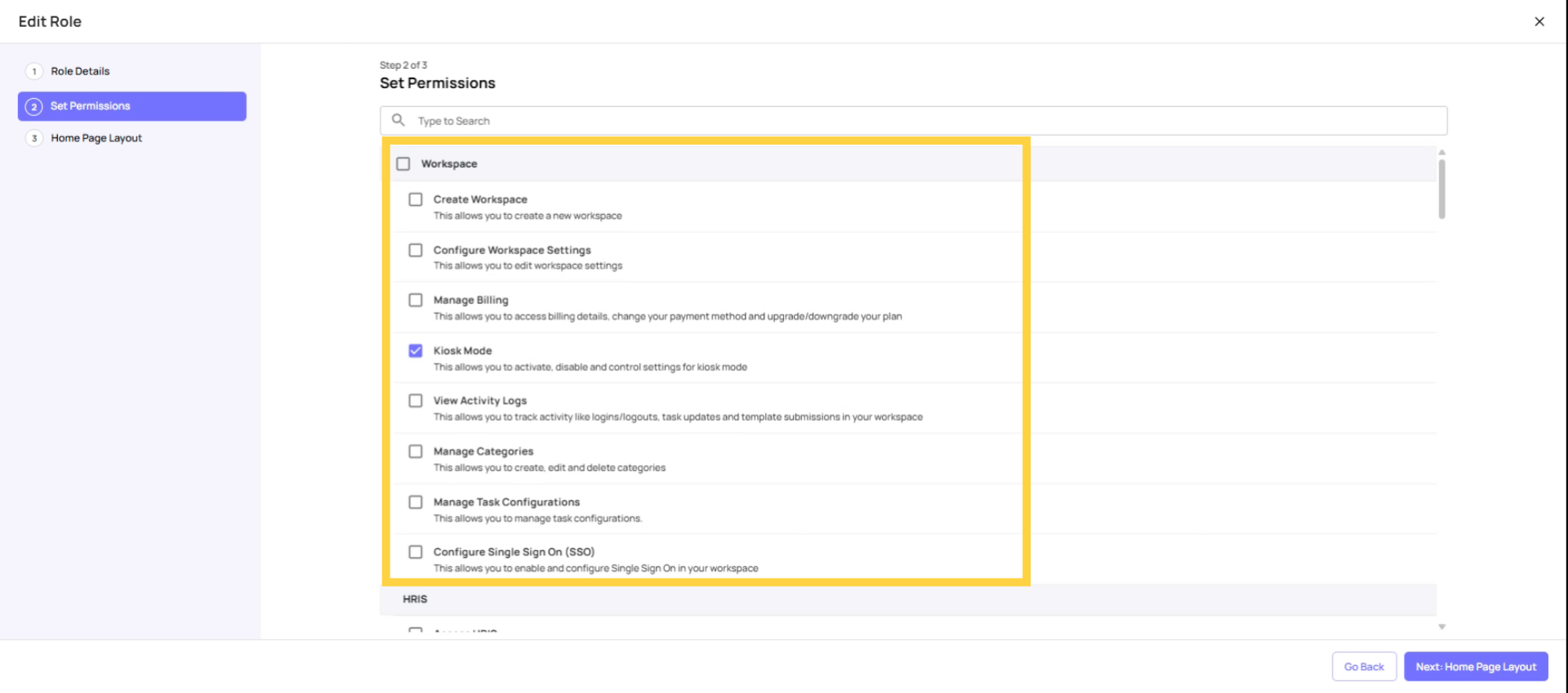 Limit Workspace Permissions to Admins