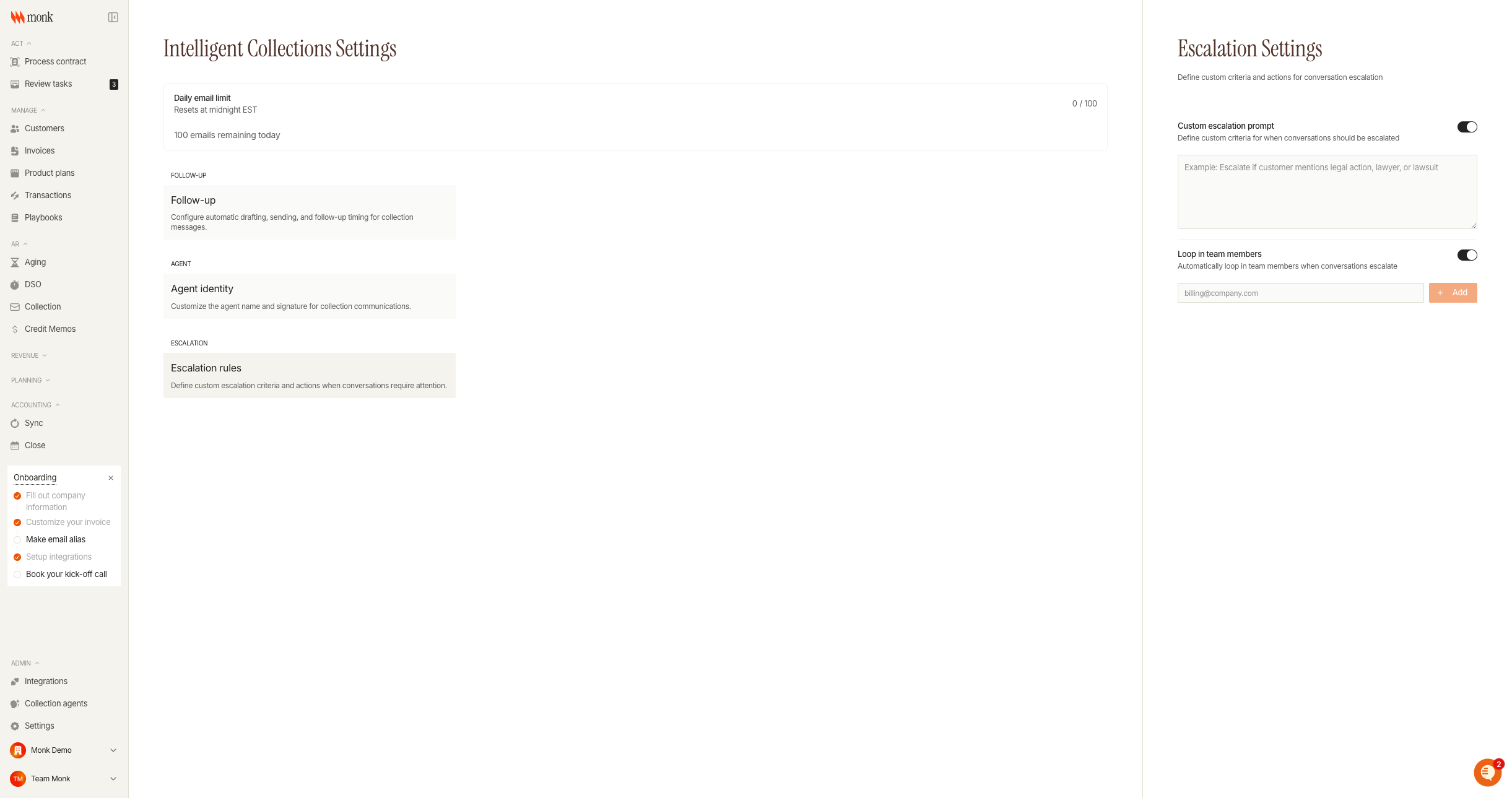 Loop in team members enabled