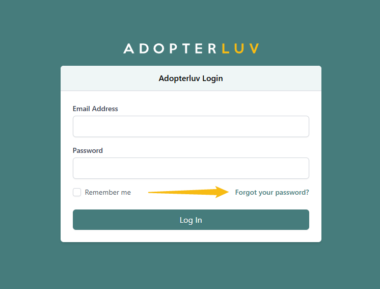 Adopterluv Forgot Password Reset.png Adopterluv Forgot Password Reset.png