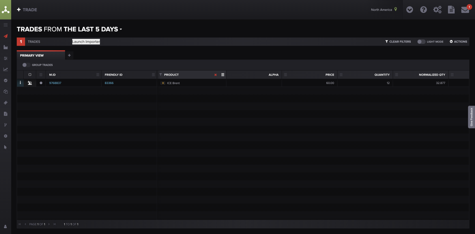 Filter the Trades screen by date and product to confirm whether the trade is truly missing — or just filed somewhere you didn't expect.