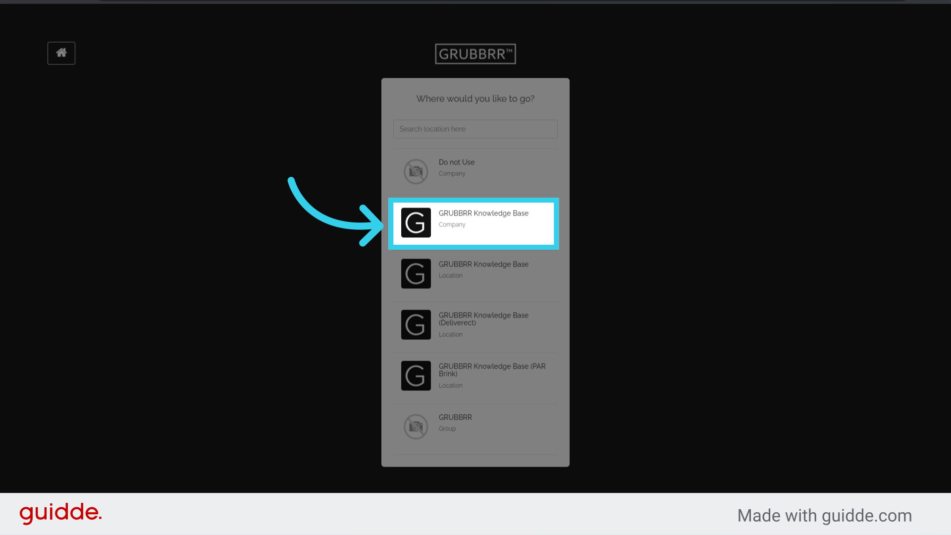 Sign in to the GRUBBRR Portal at the Company Level