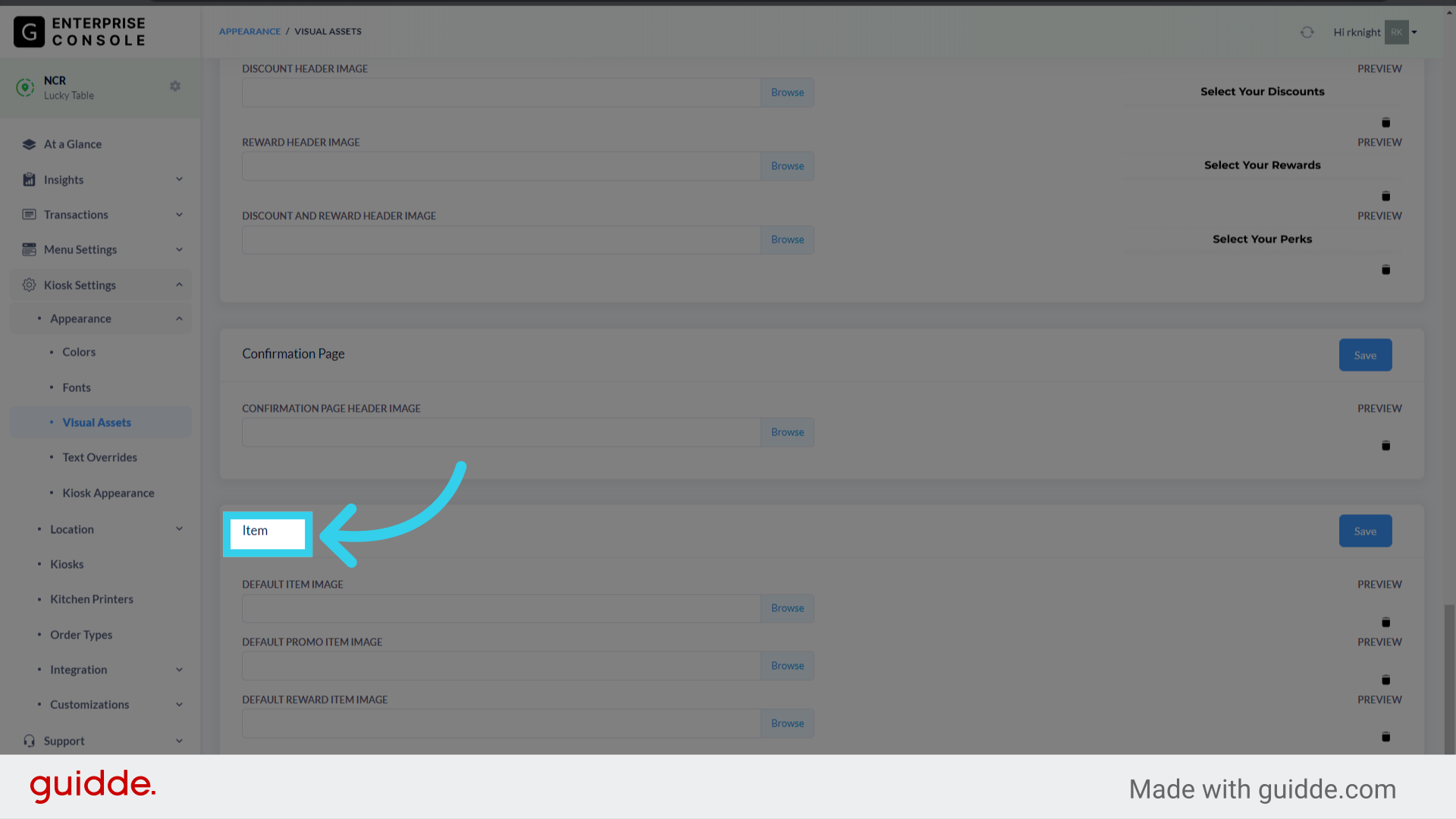You can upload images to the 'Item' section to create your own custom place-holders for menu items that don't have a custom image yet