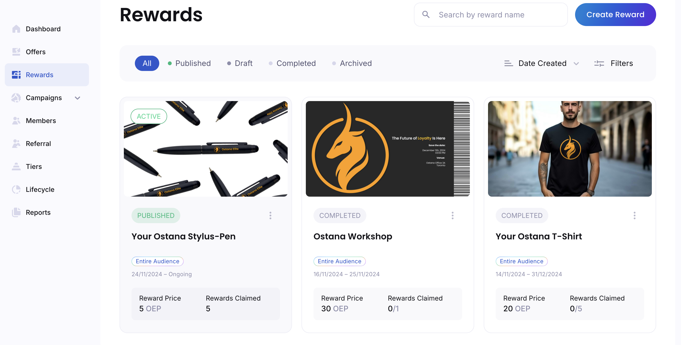 image.png Reward Setup