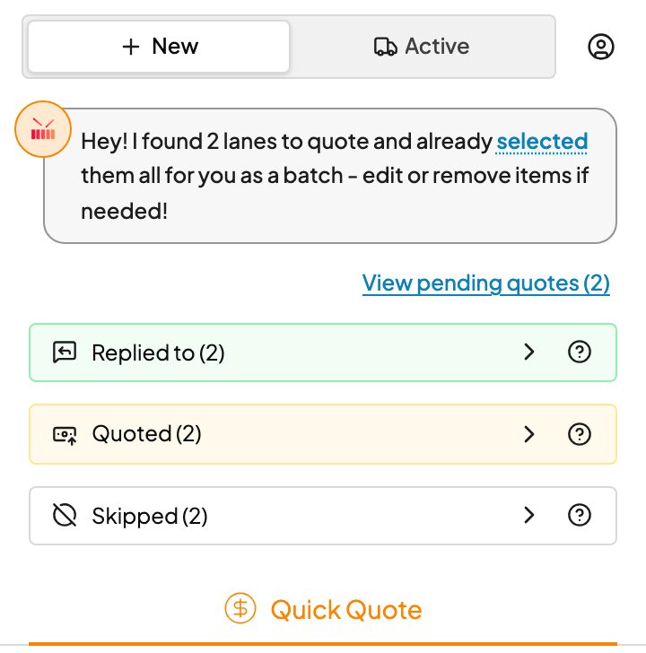 Previous quotes, grouped Previous quotes, grouped