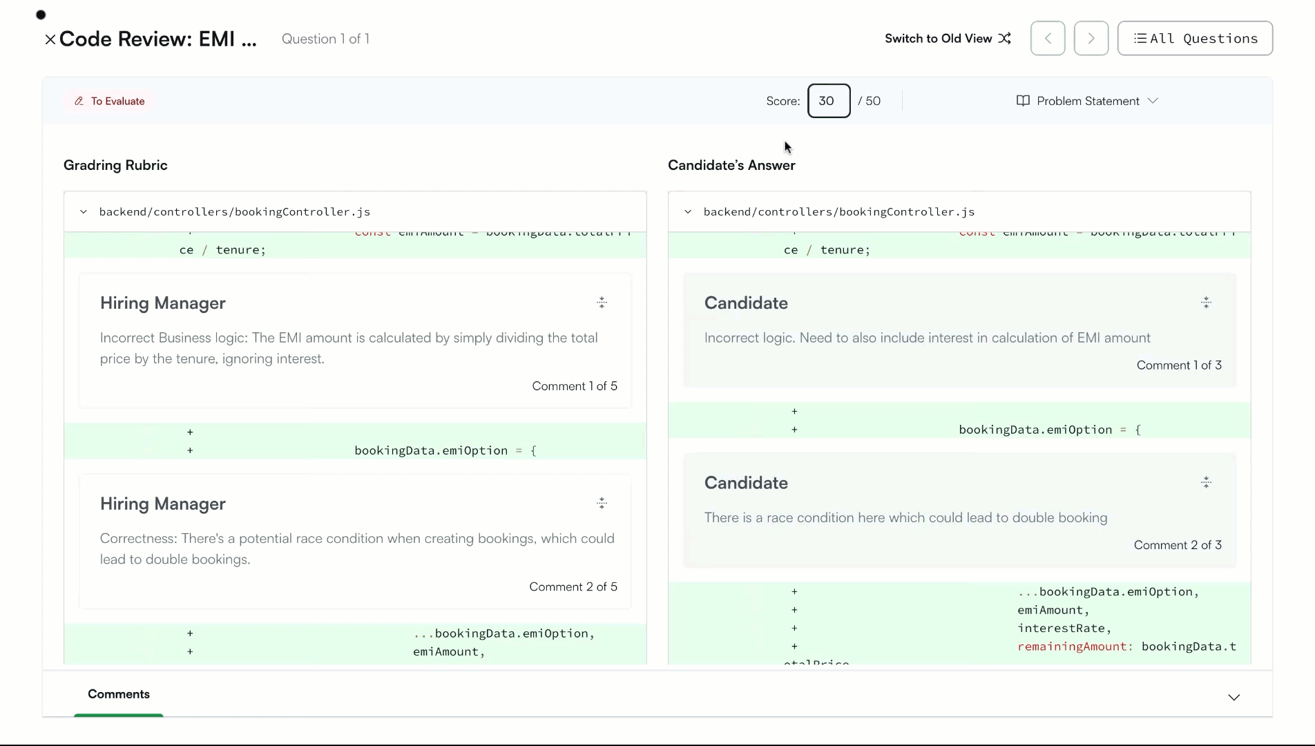 Automated Code Review Scoring in Advanced Evaluation (AI Add-on) 1.gif Automated Code Review Scoring in Advanced Evaluation (AI Add-on) 1.gif